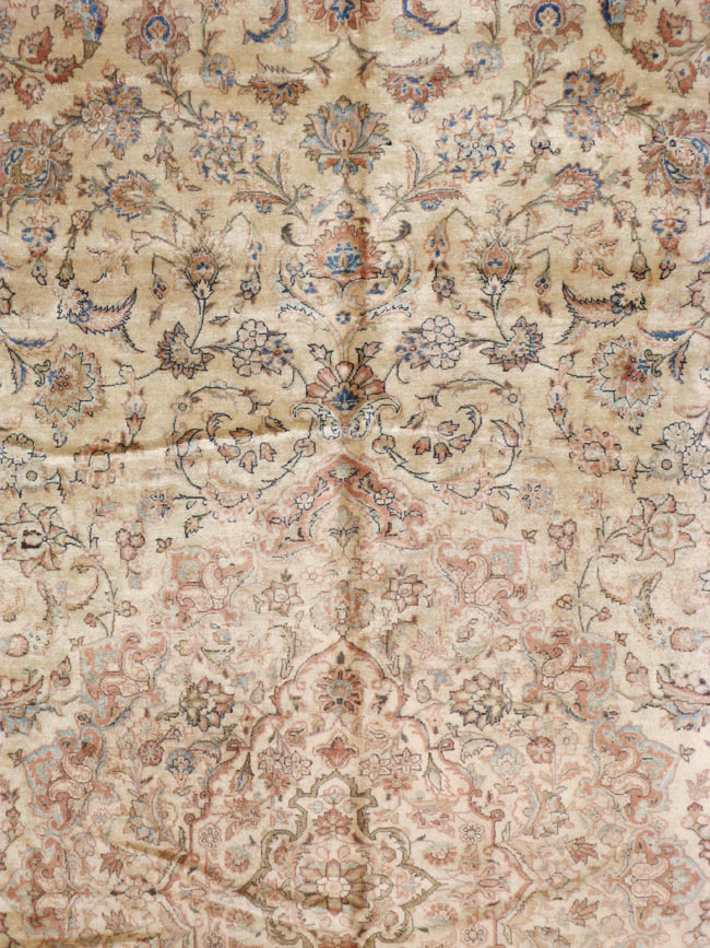 Vintage Persian Kashan Carpet, No.8446 - Gss