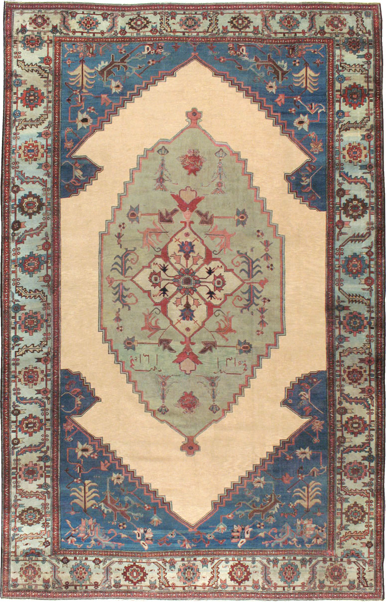 Antique Persian Bakshaish Carpet, No.8455 - Gss