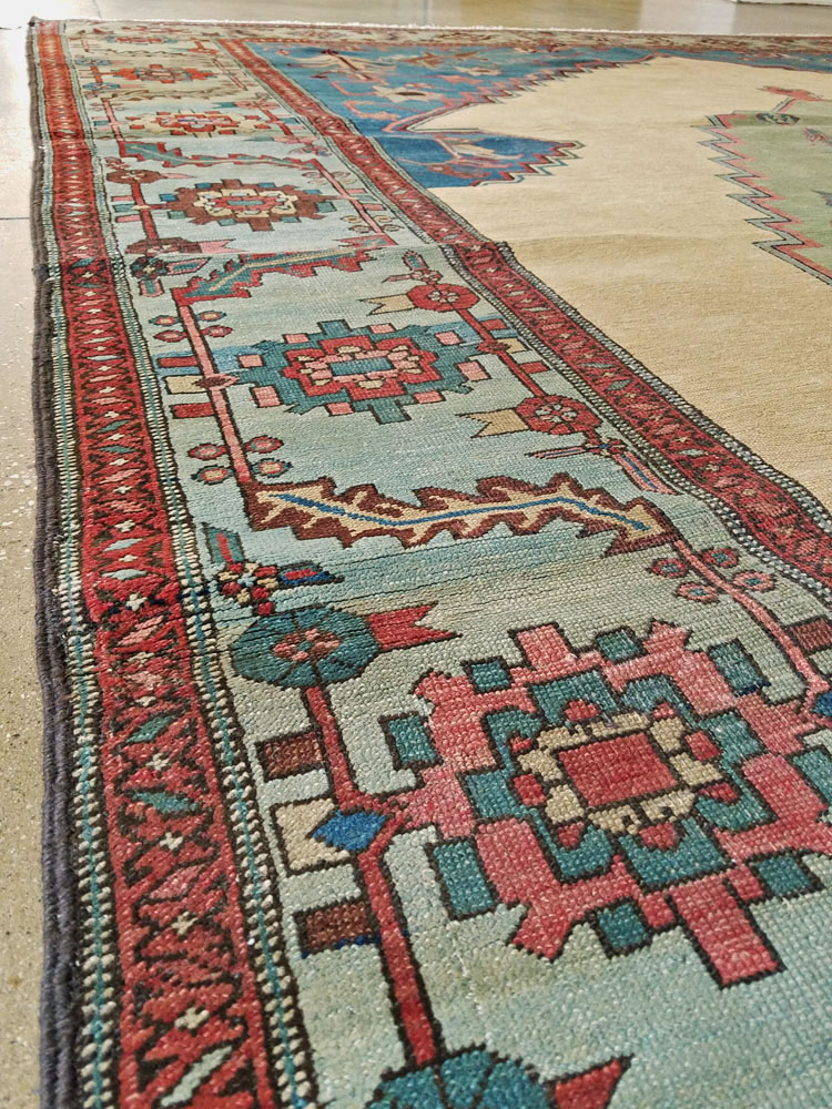 Antique Persian Bakshaish Carpet, No.8455 - Gss