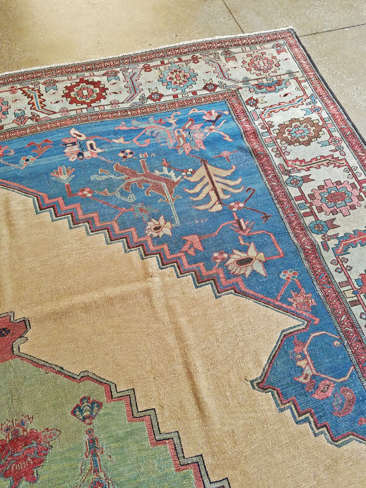 Antique Persian Bakshaish Carpet, No.8455 - Gss