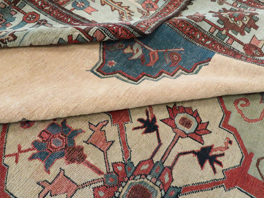 Antique Persian Bakshaish Carpet, No.8455 - Gss