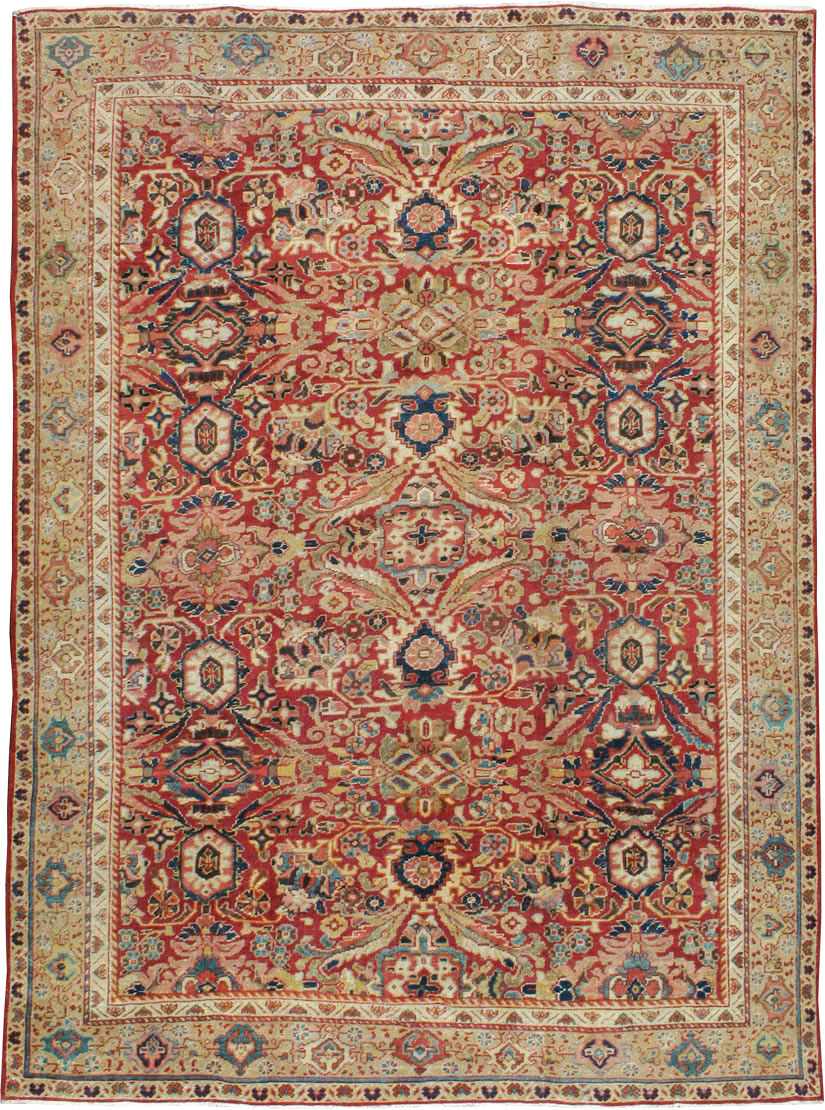 Vintage Persian Mahal Carpet, No.8464 - Gss