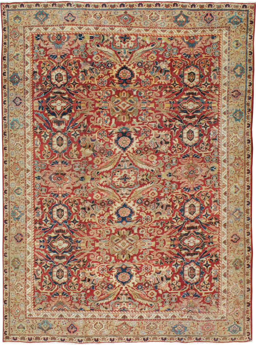 Vintage Persian Mahal Carpet, No.8464 - Gss