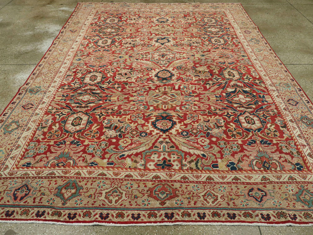 Vintage Persian Mahal Carpet, No.8464 - Gss