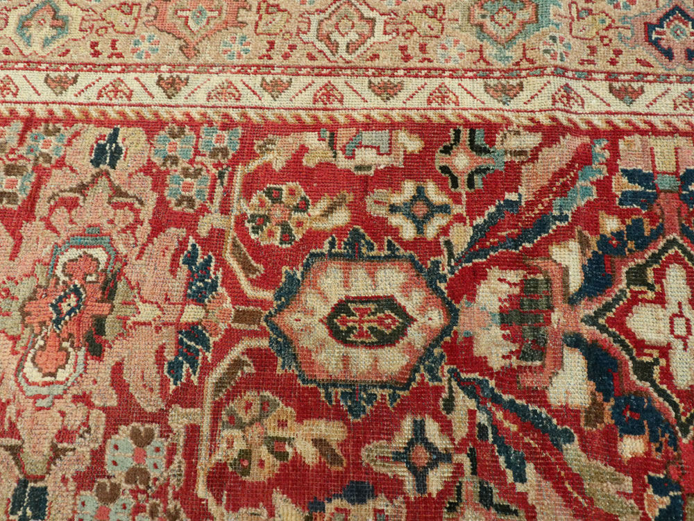 Vintage Persian Mahal Carpet, No.8464 - Gss
