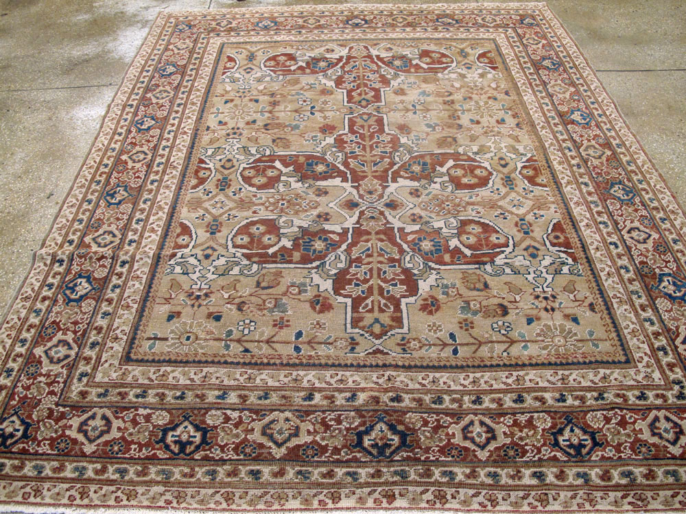 Antique Persian Mahal Carpet, No.8470 - Gss