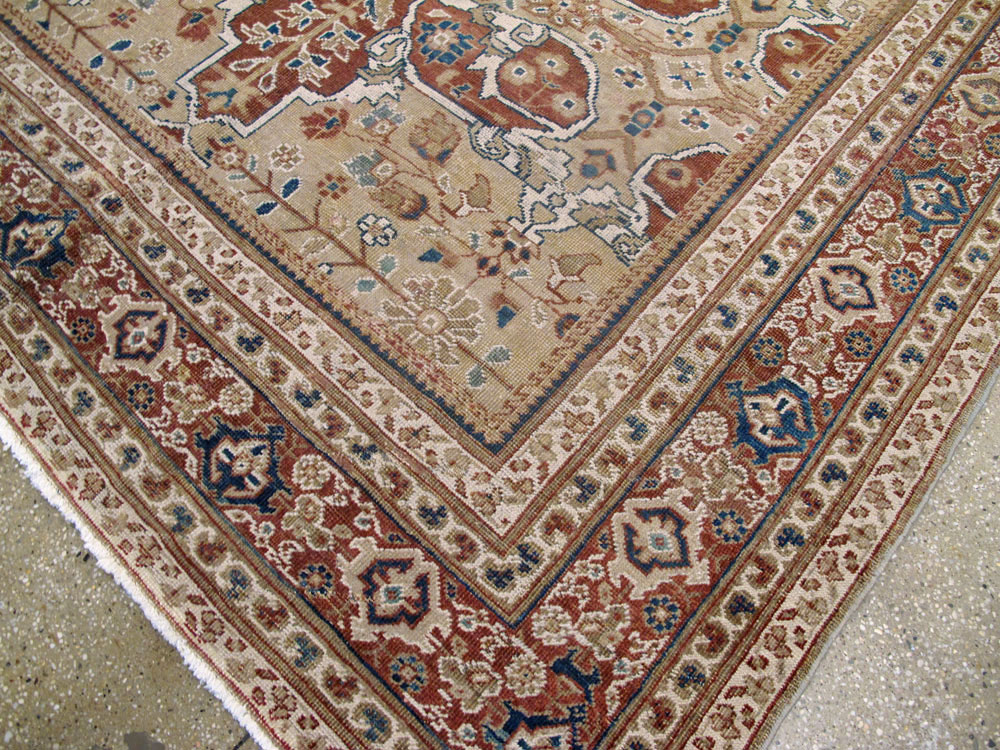 Antique Persian Mahal Carpet, No.8470 - Gss