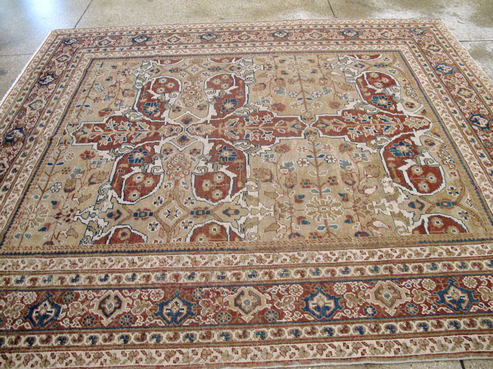 Antique Persian Mahal Carpet, No.8470 - Gss