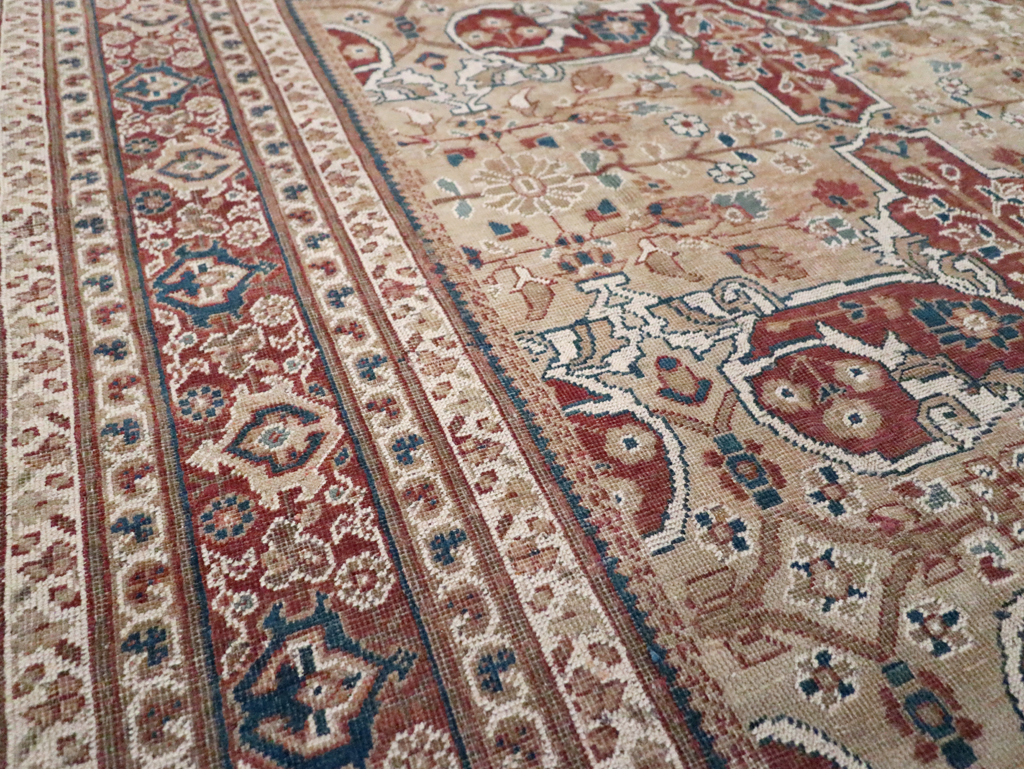 Antique Persian Mahal Carpet, No.8470 - Gss