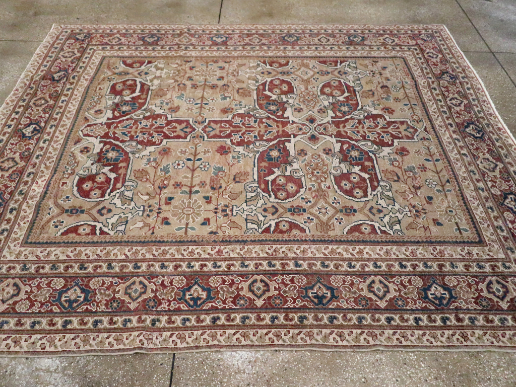 Antique Persian Mahal Carpet, No.8470 - Gss