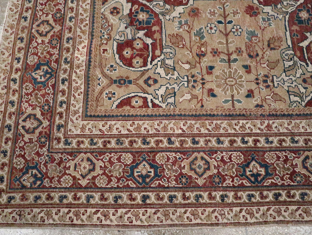 Antique Persian Mahal Carpet, No.8470 - Gss