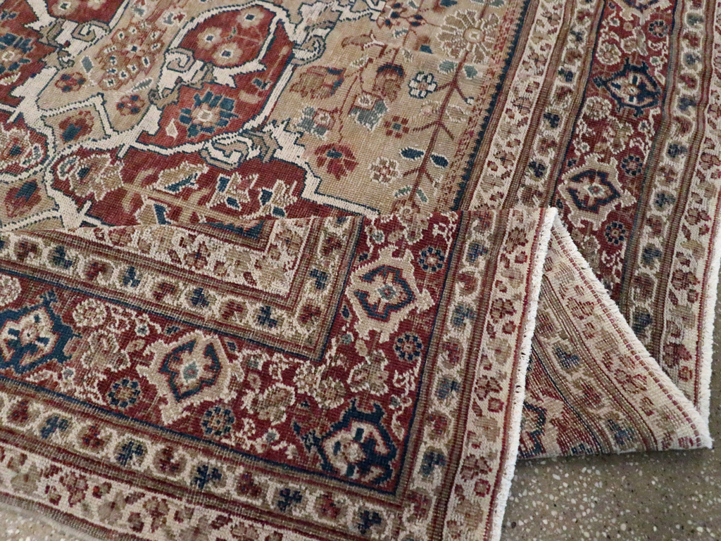 Antique Persian Mahal Carpet, No.8470 - Gss