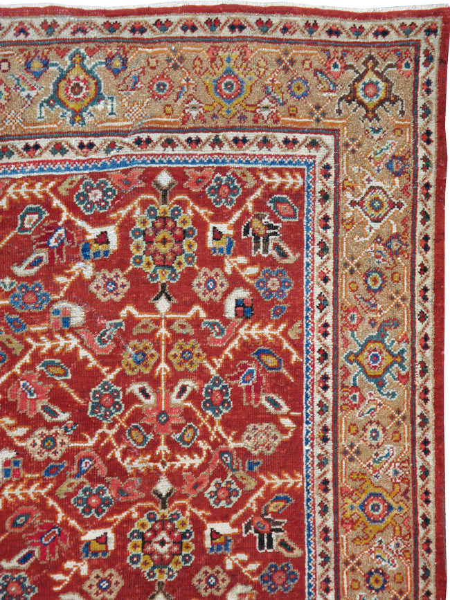Antique Persian Mahal Carpet, No.8472 - Gss