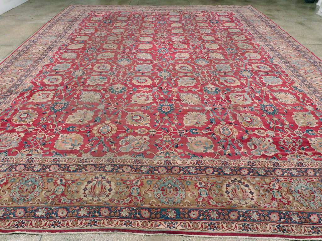 Antique Persian Kerman Carpet, No.8480 - Gss