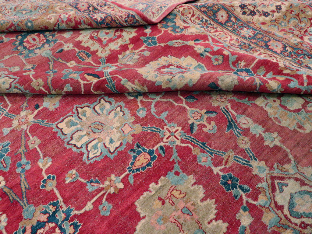 Antique Persian Kerman Carpet, No.8480 - Gss