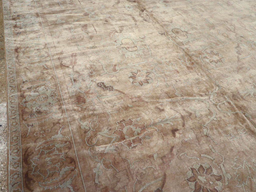 Antique Indian Agra Carpet, No.8497 - Gss