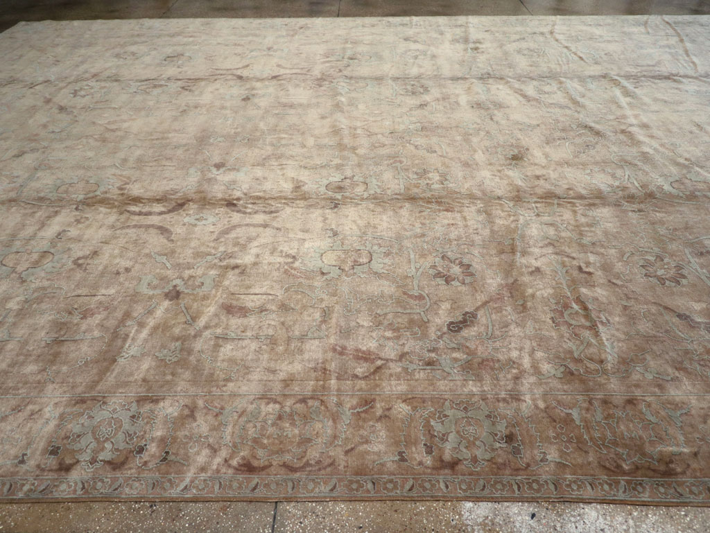 Antique Indian Agra Carpet, No.8497 - Gss