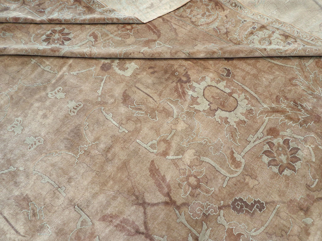 Antique Indian Agra Carpet, No.8497 - Gss