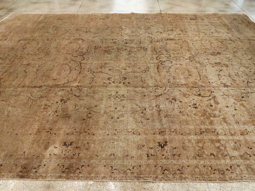 Antique Persian Mashad Carpet, No.8505 - Gss