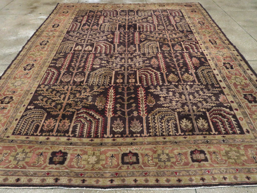 Antique Turkish Oushak Carpet, No.8507 - Gss