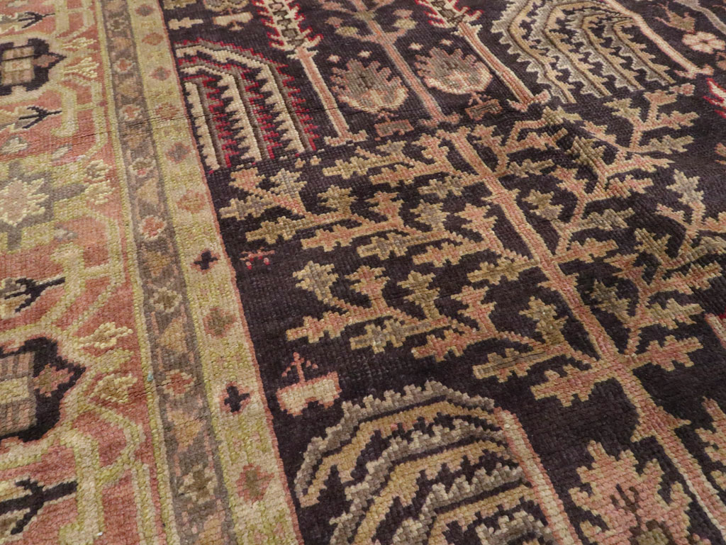 Antique Turkish Oushak Carpet, No.8507 - Gss