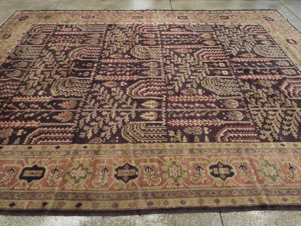 Antique Turkish Oushak Carpet, No.8507 - Gss