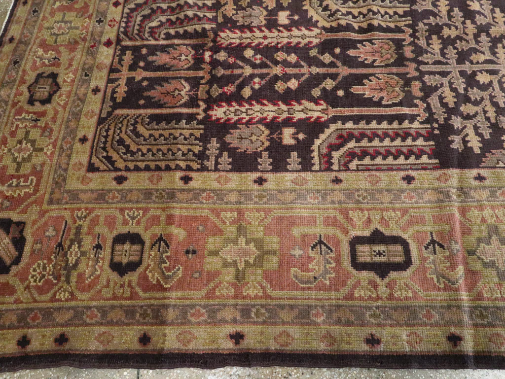 Antique Turkish Oushak Carpet, No.8507 - Gss