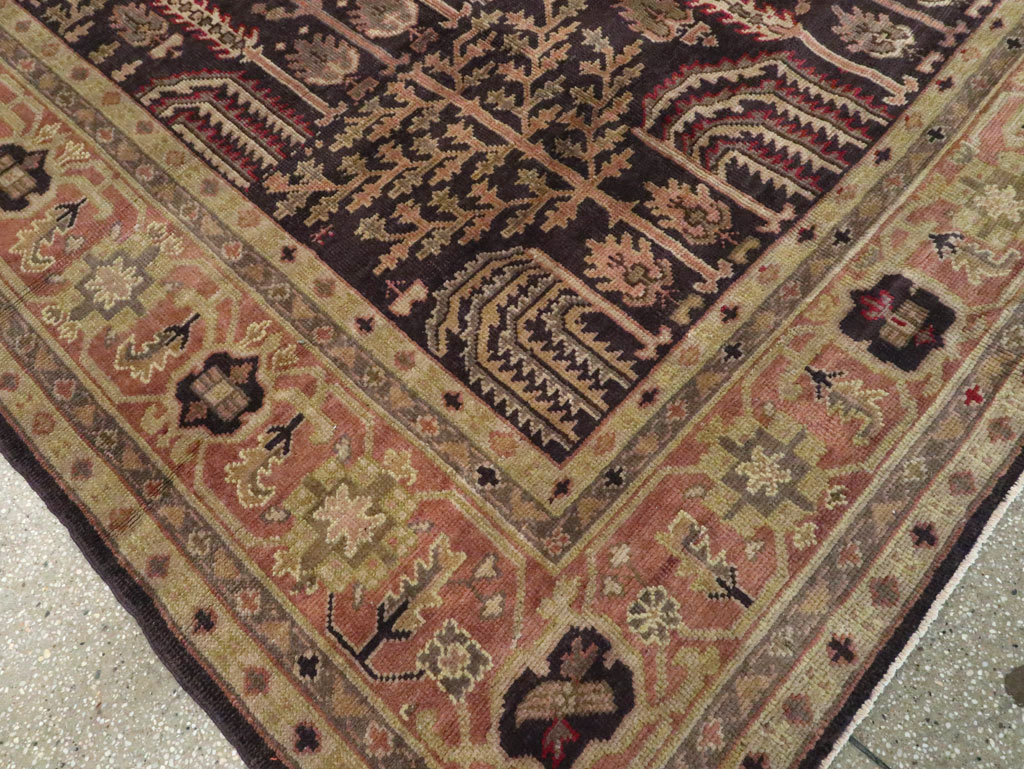 Antique Turkish Oushak Carpet, No.8507 - Gss