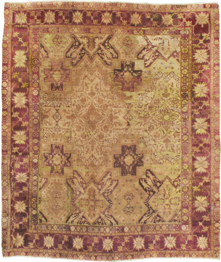 Antique Indian Agra Carpet, No.8526 - Gss