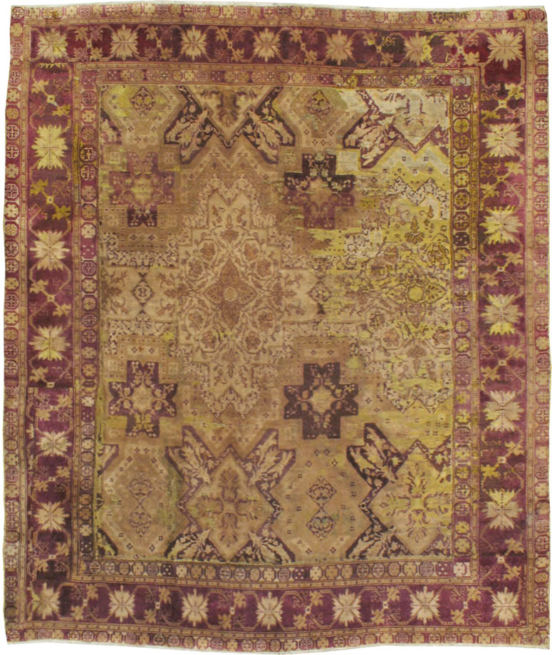 Antique Indian Agra Carpet, No.8526 - Gss
