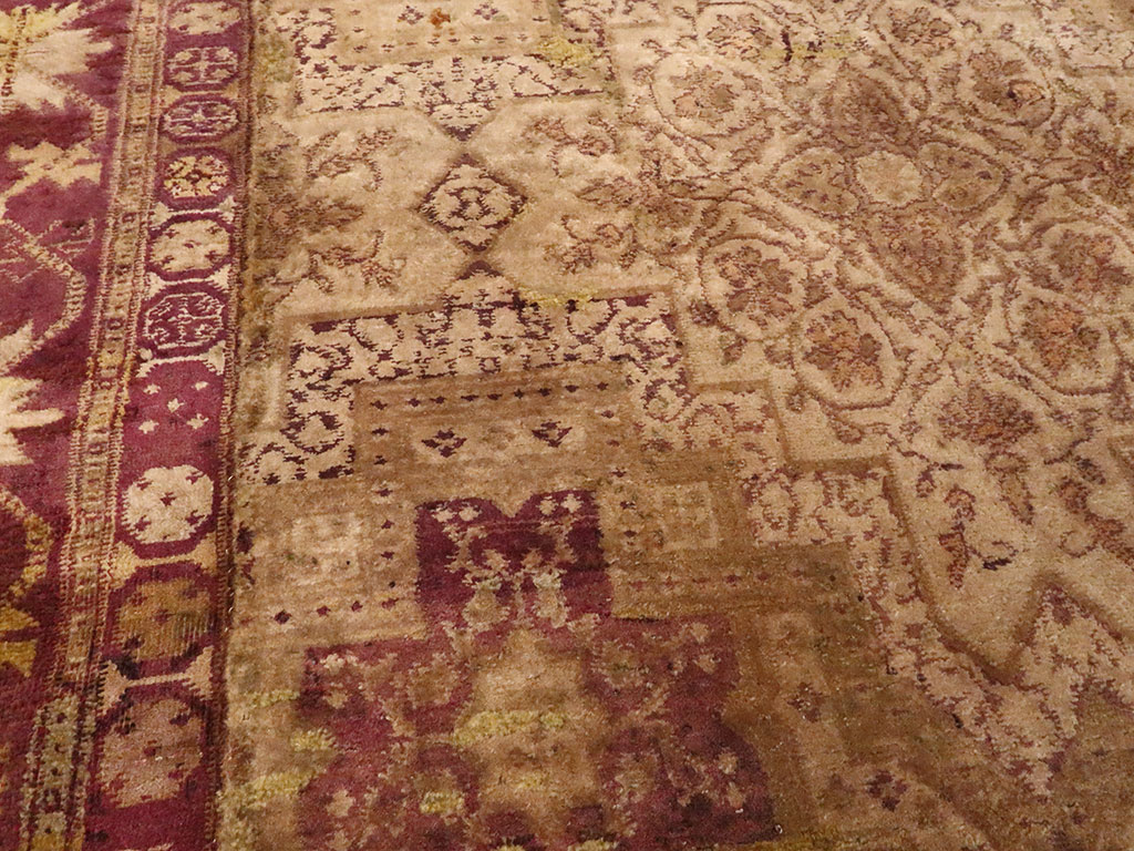 Antique Indian Agra Carpet, No.8526 - Gss