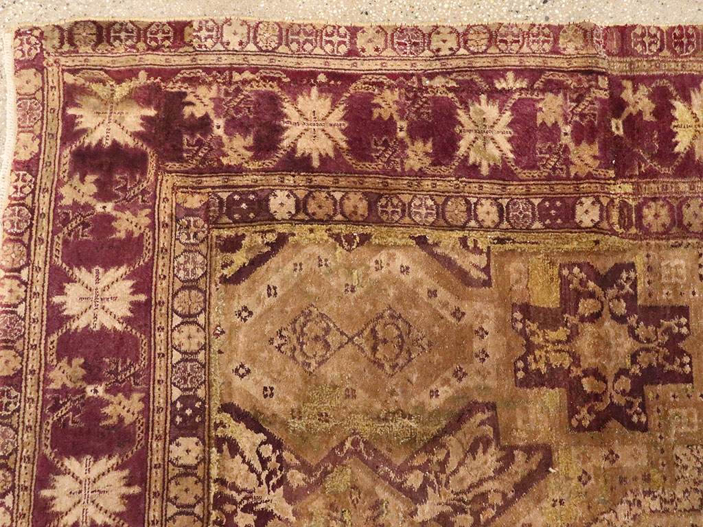 Antique Indian Agra Carpet, No.8526 - Gss