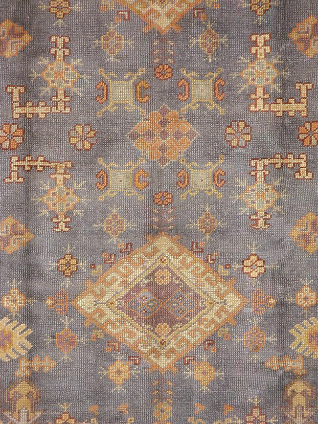 Antique Turkish Oushak Carpet, No.8527 - Gss