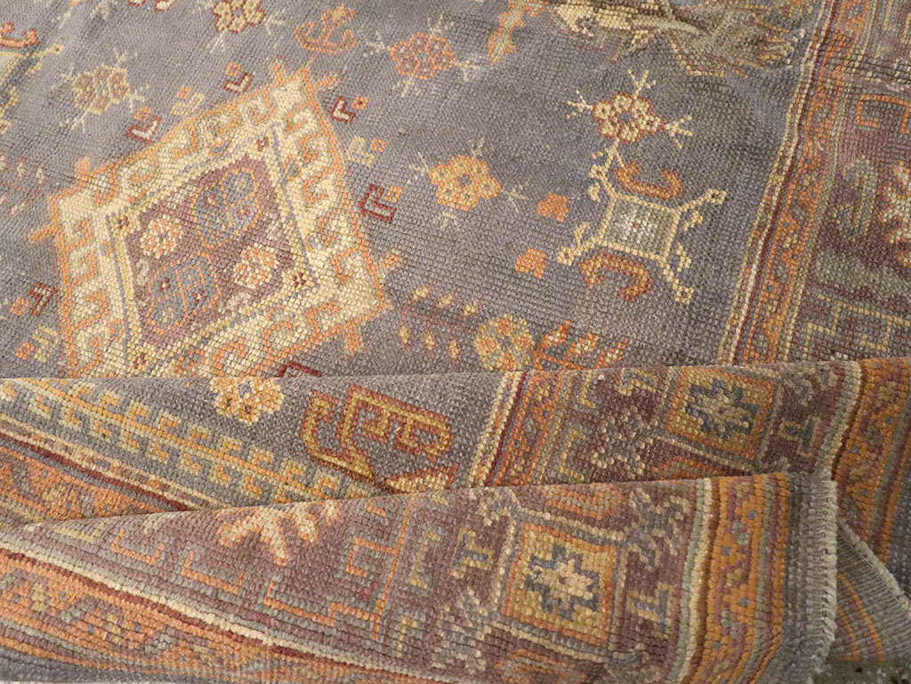 Antique Turkish Oushak Carpet, No.8527 - Gss
