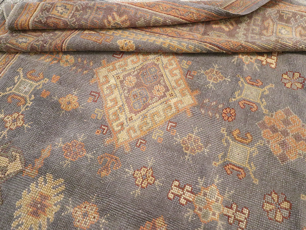 Antique Turkish Oushak Carpet, No.8527 - Gss