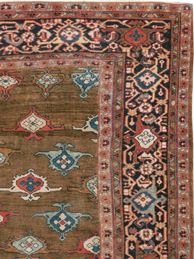 Antique Persian Mahal Carpet, No.8538 - Gss