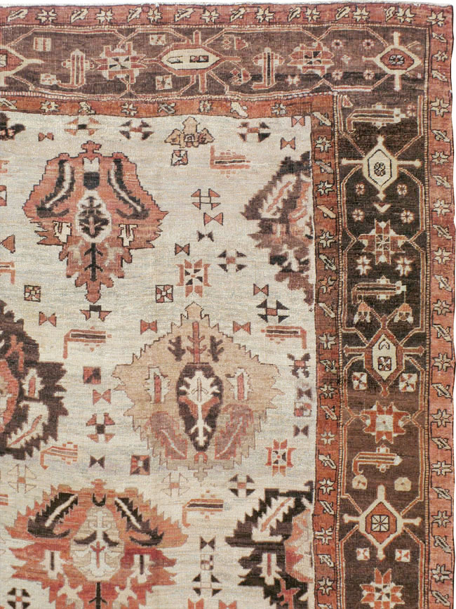 Antique Persian Heriz Carpet, No.8540 - Gss