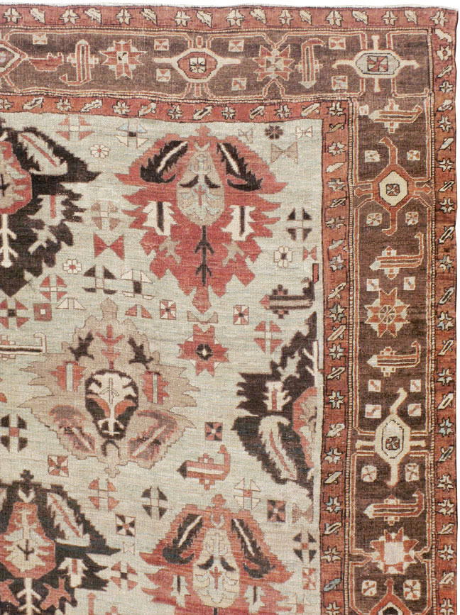Antique Persian Heriz Carpet, No.8540 - Gss