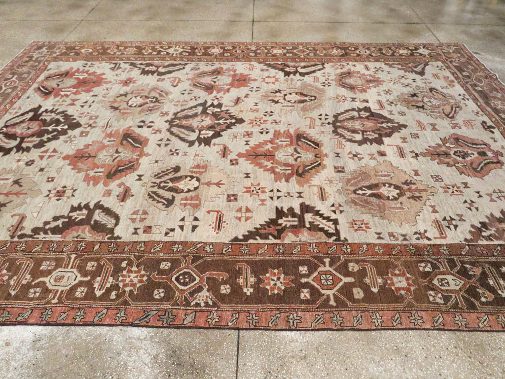 Antique Persian Heriz Carpet, No.8540 - Gss