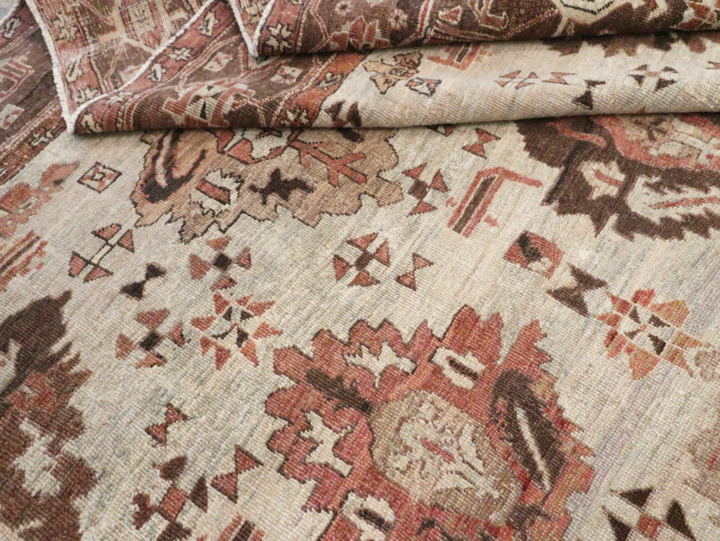 Antique Persian Heriz Carpet, No.8540 - Gss