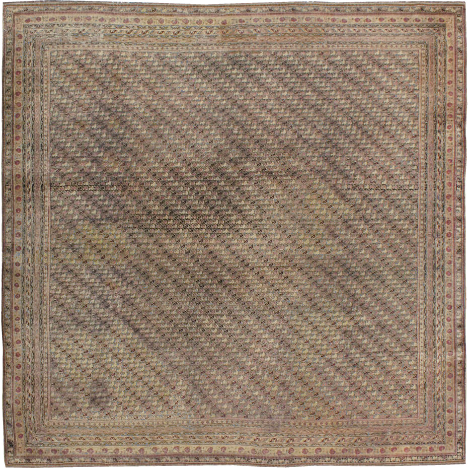 Antique Indian Agra Square Carpet, No.8541 - Gss