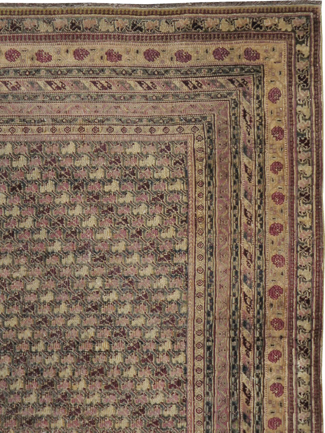 Antique Indian Agra Square Carpet, No.8541 - Gss