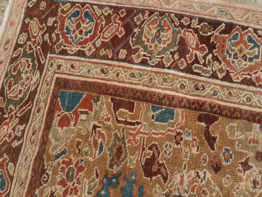 Antique Persian Mahal Carpet, No.8557 - Gss
