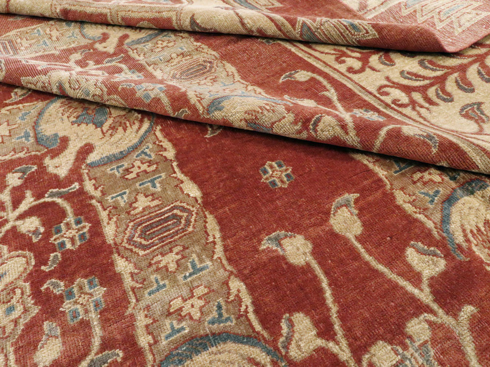 Antique Indian Lahore Carpet, No.8607 - Gss