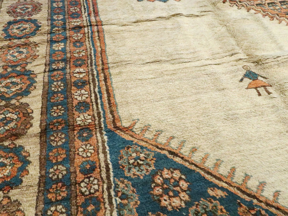Antique Persian Bakshaish Carpet, No.8610 - Gss
