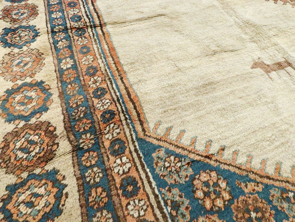 Antique Persian Bakshaish Carpet, No.8610 - Gss