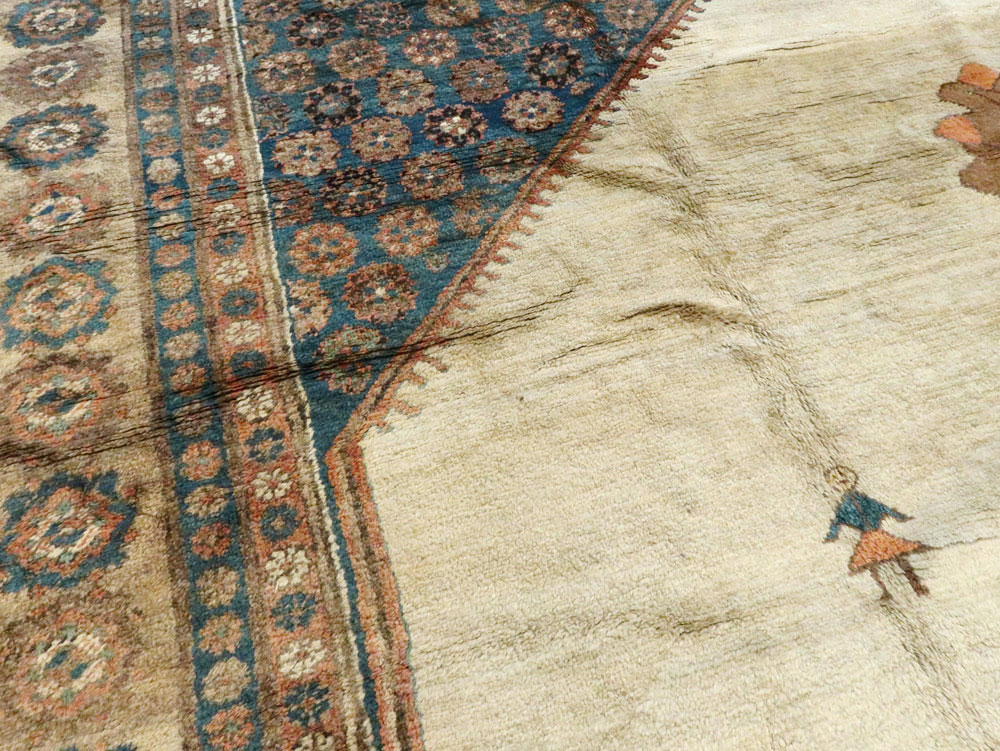 Antique Persian Bakshaish Carpet, No.8610 - Gss