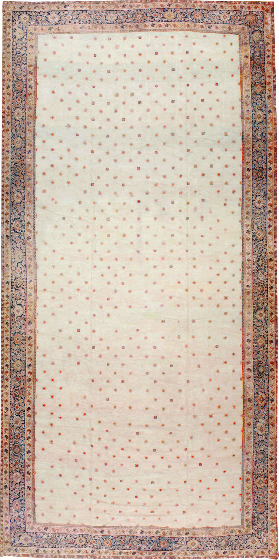 Antique Persian Mahal Carpet, No.8611 - Gss