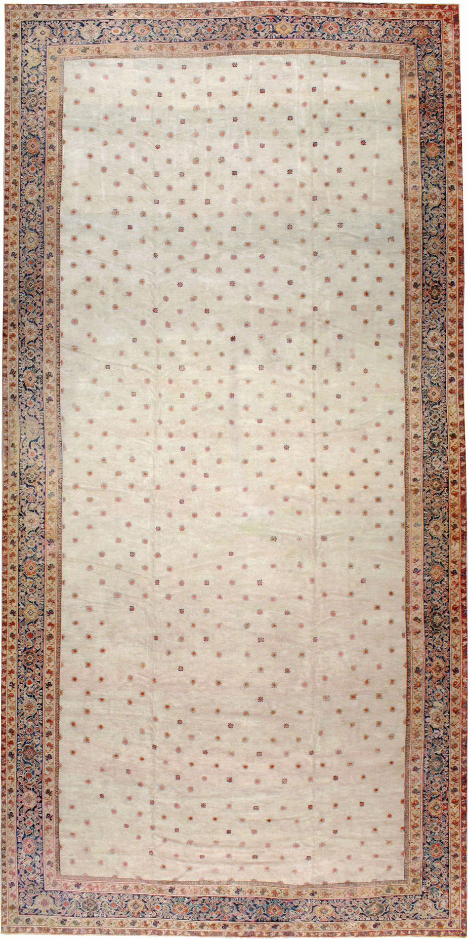 Antique Persian Mahal Carpet, No.8611 - Gss