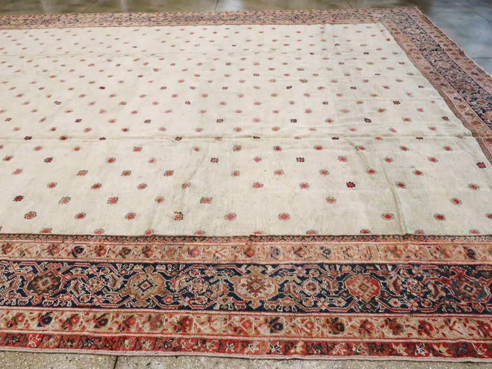 Antique Persian Mahal Carpet, No.8611 - Gss